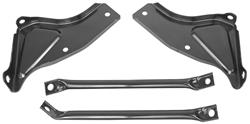 Bumper Brackets, Rear, 1966-67 El Camino