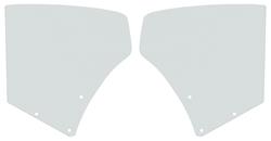 Quarter Glass, Rear, 1970-72 Chevelle/Buick 2-Door Coupe, Pair