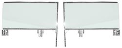 Door Glass Assembly, 1959-60 Bonn/Cat/Cad, 2dr HT, Pair