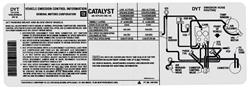 Decal, Emissions, Low-High Altitude, 1983 G Body, 305-4V, AT, DYT 14071149