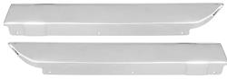 Molding, Rocker Panel Extension, 1968-69 Pontiac A-Body, Pair