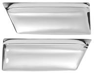 Molding, Rocker Panel Extension, 1966 Pontiac A-Body, Front Fender, Pair