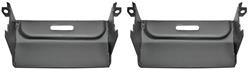 Lap Vent Mounting Plates, 1964-67 GTO, w/ AC, Pair