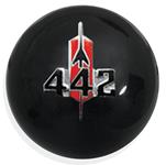 Shift Knob, Custom, 442 w/ Rocket, Black