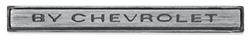 Emblem, Header Panel, 1969 Chevelle, "By Chevrolet" GM Licensed