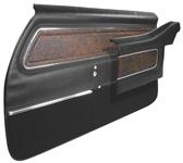 Door Panels, 1970 Cutlass, Supreme Coupe/Convertible Front, Assembled PUI