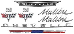 Emblem Kit, 1966 Malibu 350