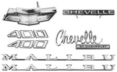 Emblem Kit, 1970 Chevelle 400