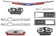Emblem Kit, 1968 El Camino Super Sport (SS) 396