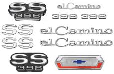 Emblem Kit, 1969 El Camino Super Sport (SS) 396