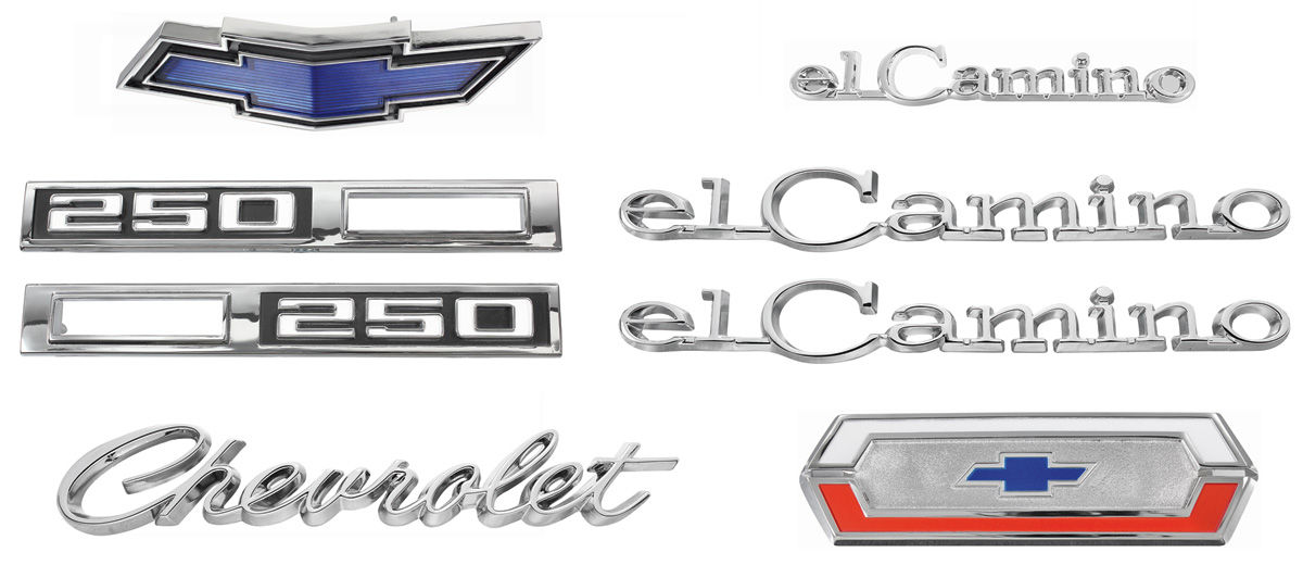 Emblem Kit, 1969 El Camino 250 @ OPGI.com