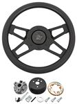 Steering Wheel Kit, Grant Challenger, 1964-66, Black