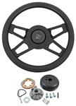 Steering Wheel Kit, Grant Challenger, 1959-63/1967-69, Black