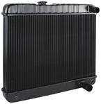 Radiator, Std Core, 1964-65 G/T/L V8, 15-5/8" x 24-3/4", DS Fillr, 2-3/8" Mounts