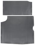 Trunk Mat, Rubber, 1964-65 Cutlass/Skylark, Gray/Black