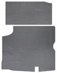 Trunk Mat, Vinyl, 1966-67 Cutlass/Skylark, Gray/Black