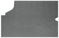 Trunk Mat, 1968-72 Skylark, Vinyl Gray/Black