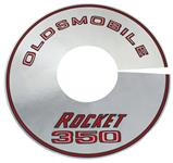 Decal, 68 Cutlass, Air Cleaner, Rocket, 350, 2bbl, 8 Inch, Silver