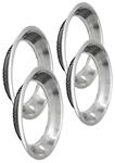 Trim Ring Kit, 8-Lug Wheel, 1963-68 Bonn/Cat/GP, Stainless Steel, Set of 4