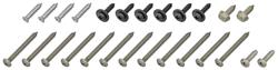 Screw Set, Exterior, 1971-72 Chevelle 2-Door Coupe