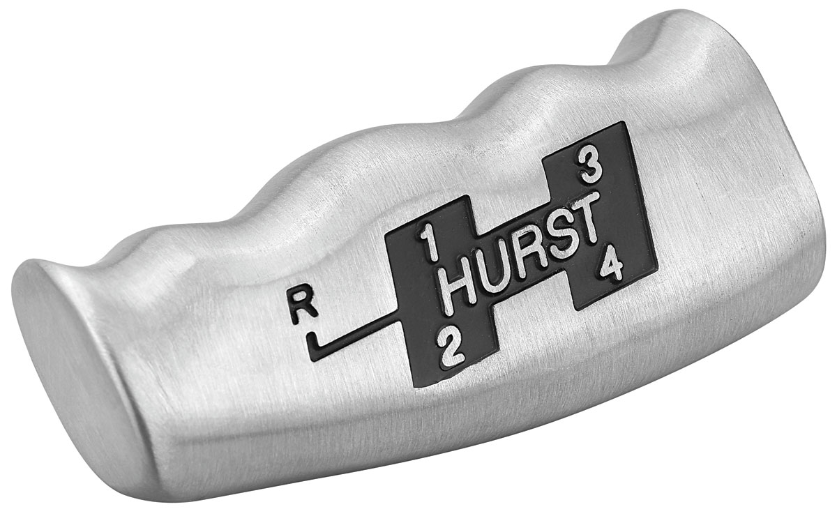 Hurst Performance T Handle Shifter Brushed Whurst Shift Pattern Logo 38” 16 1026