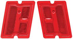 Lens, Rear Side Marker Light, 1973-77 El Camino, Pair