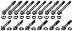 Bolt Set, Main Bearing, ARP, SBC, Large Journal, 4 Bolt Main, Hex Head