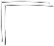 Door Window Frames, 1959-60 Bonn/Cat/Cad, 2dr HT, Pair