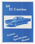 Manual, Illustrated Facts & Features, 1969 El Camino