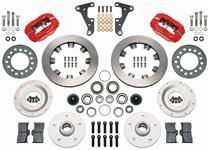 Disc Brake Set, Wilwood Dynalite Pro, Front, 1941-55 Cadillac, 11.75" Vntd Rtrs