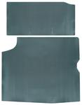 Trunk Mat, Rubber, 1964-65 Cutlass/Skylark, Aqua/Black