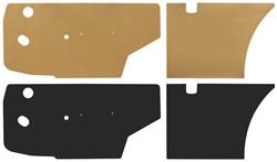 Water Shields, 1965-68 Bonneville/Catalina/Grand Prix 2dr Hardtop, Front/Rear