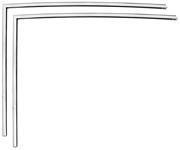 Door Window Frames, 1959-60 Bonn/Cat/Cad, Convertible, Pair