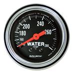 Gauge, Water Temp, AutoMeter, 2-1/16", Mechanical, 140-280F, 6FT Line