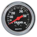 Gauge, Trans Temp, AutoMeter, 2-1/16", Mechanical, 140-280F, 8FT Line