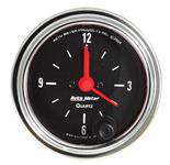 Gauge, Clock, AutoMeter, 2-1/16", 12 Hour