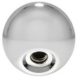 Shift Knob, 4-Speed, 1959-77, 3/8" Hurst, Chrome