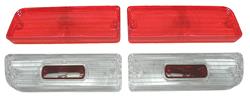 Lens Kit, Tail Light/Backup Lamp, 1964 Chevelle, w/Gaskets