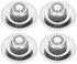 Hub Cap, Rally Wheel, 1968-88 Chevelle/El Camino/Monte Carlo, Derby Style, Set