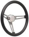 Steering Wheel Kit, 59-69 GM, Retro Foam, Tall Cap, Plain, Polished