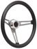 Steering Wheel Kit, 69-89 GM, Retro Foam, Hi Rise Cap, Plain, Black