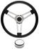 Steering Wheel Kit, 59-69 GM, Symm. Foam, 1.5, Tall Cap, Plain, Polished