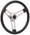 Steering Wheel Kit, 69-89 GM, Symm. Foam, 3.25, Hi Rise Cap, Plain, Black