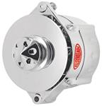 Alternator, Smooth Look, 59-88 GM, 12SI 100A, 1V, Baffle & Cone