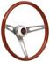 Steering Wheel Kit, 67-69 Chevrolet, Retro Wood, Tall Cap, Red Bowtie