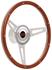 Steering Wheel Kit, 67-69 Chevrolet, Retro Cobra, Large Bowtie, Red