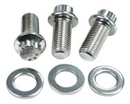 Bolt Set, Lower Pulley, ARP, SBC/BBC, Stainless, 0.750" UHL, 3pc