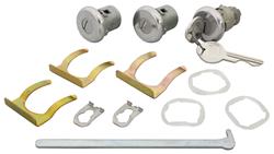 Lock Set, Doors/Trunk, 1963-68 GM, Early Style