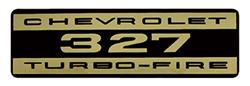 Decal, Chevelle/El Camino, Valve Cover, 327, Turbo-Fire