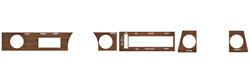 Insert, Dash, 1970-72 Skylark, Woodgrain, w/o AC